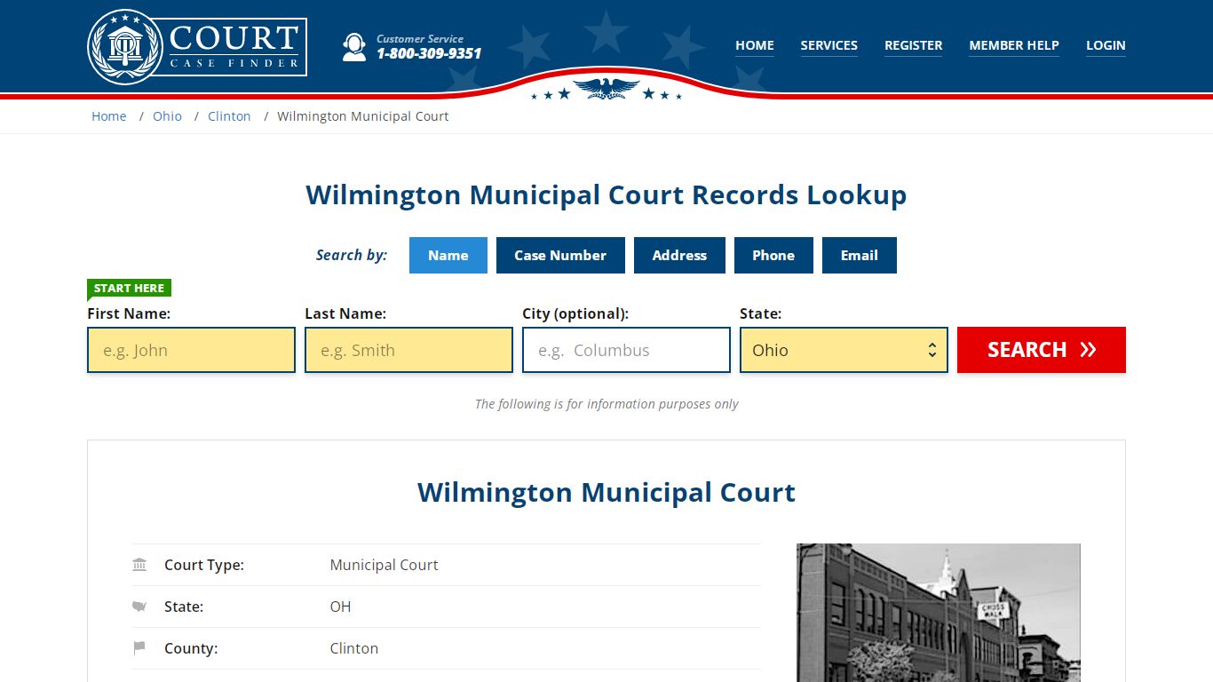 Wilmington Municipal Court Records | Wilmington, Clinton County, OH ...